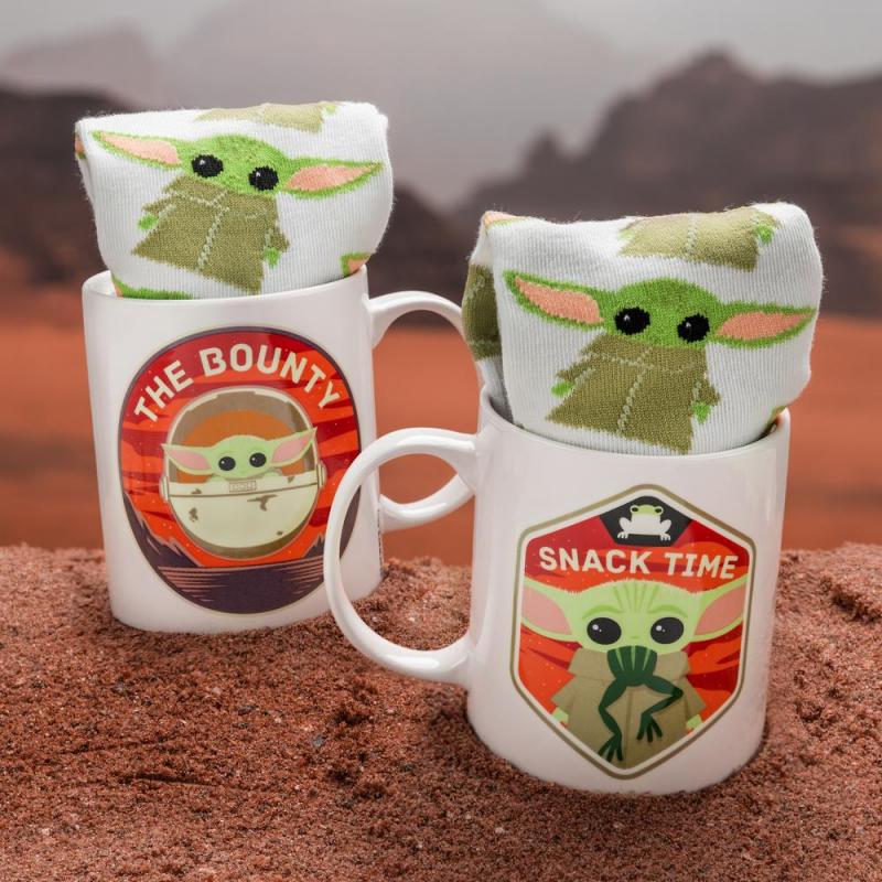 Star Wars The Child (baby Yoda) gift set: mug and socks / zestaw prezentowy Gwiezdne Wojny The Child (baby Yoda): kubek plus skarpetki