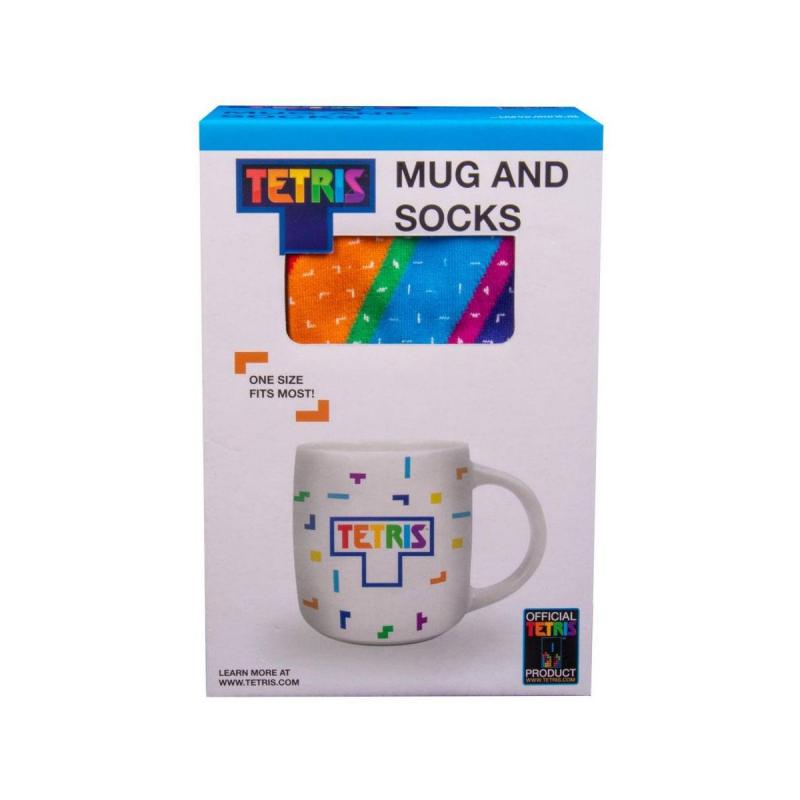 Tetris mug and socks gift set / zestaw prezentowy Tetris: kubek plus skarpetki