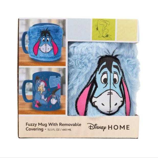 DISNEY WINNIE THE POOH FUZZY MUG - EEYORE / Disney Kubuś Puchatek kubek z futerkiem - Kłapouchy