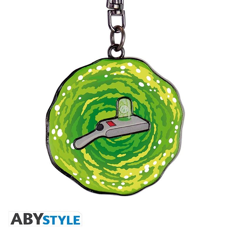 RICK & MORTY - Moving Keychain Portal Gun / Brelok Rick & Morty - Pistolet Portalowy - ABS