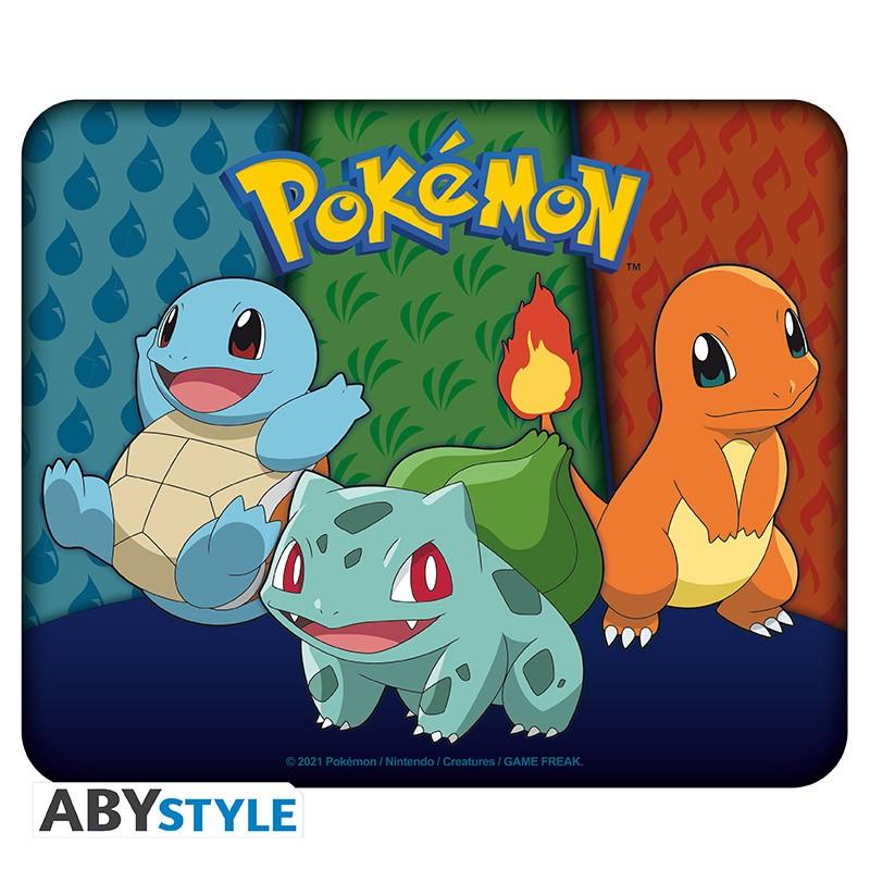 POKEMON - Flexible Mousepad - Starters Kanto / Podkładka pod myszkę Pokemon - Starters Kanto - ABS