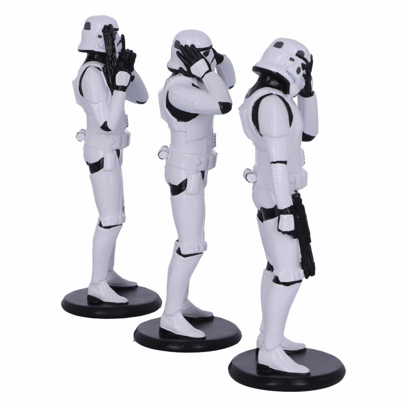 Star Wars Stormtrooper Three Wise (high: 14cm) / Zestaw 3 figurek Gwiezdne Wojny Szturmowiec - trzy mądrale