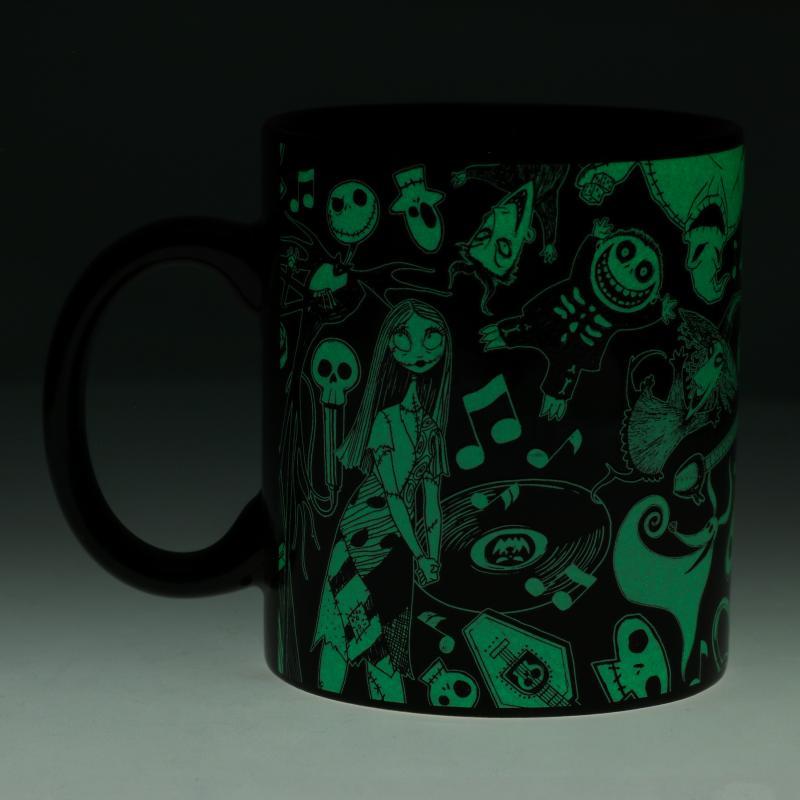 The Nightmare Before Christmas Glow in the Dark XL Mug / Kubek XL Miasteczko Halloween - święcący w ciemności