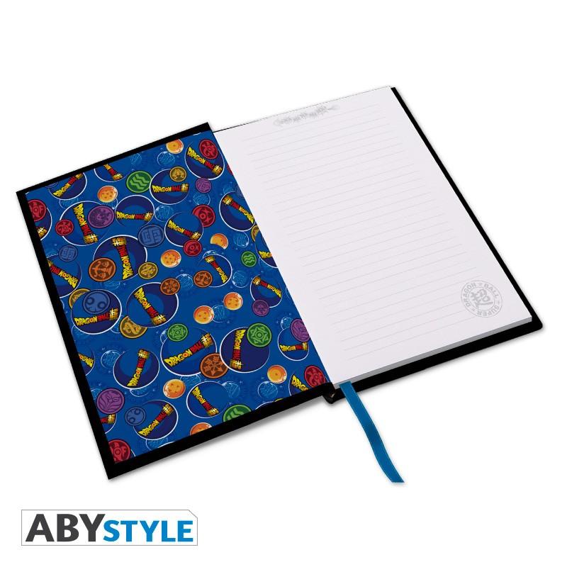 DRAGON BALL SUPER - A5 Notebook Universe 7 / Dragon ball notatnik A5 Uniwersum 7 - ABS