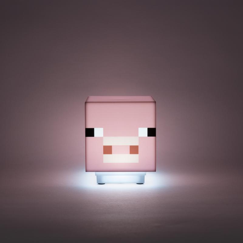 Minecraft Pig Light with Sound / lampka Minecraft Świnka z dźwiękiem