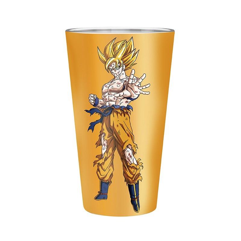 DRAGON BALL - Large Glass - 400ml - Goku Super Saiyan - ABS