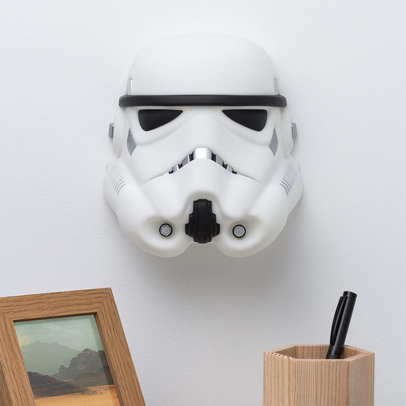 Star Wars Stormtrooper Mask Light desktop / wall light (high: 22 cm) / Gwiezdne Wojny Szturmowiec lampka ścienno-biurkowa (wysokość: 22 cm)