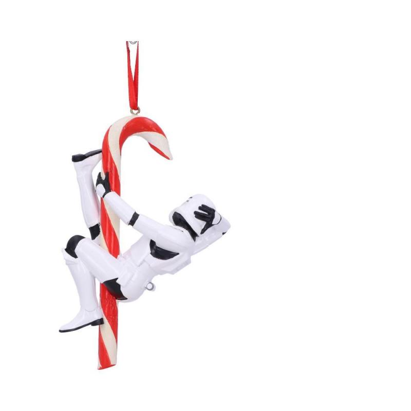 Star Wars Stormtrooper Candy Cane Hanging Ornament (12 cm) / wisząca ozdoba Gwiezdne Wojny - Szturmowiec na lukrecji (12 cm)