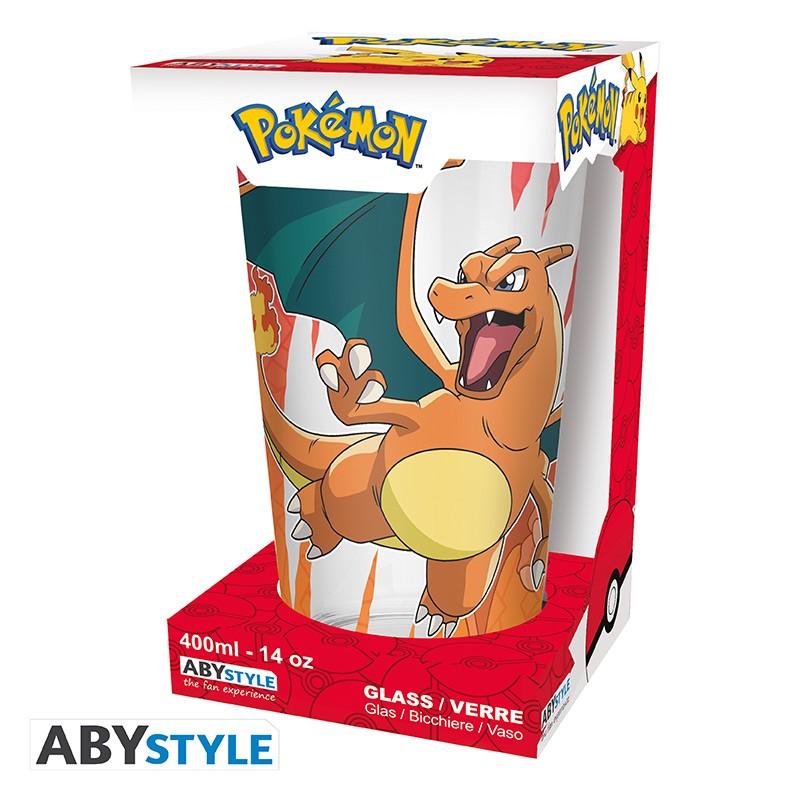 POKEMON Large Glass (400ml) - Charizard / szklanka Pokemon (400 ml) - Charizard - ABS