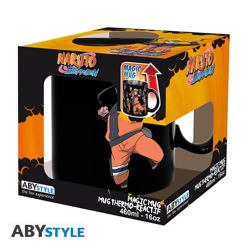 NARUTO SHIPPUDEN mug heat change (460 ml) - Multicloning / Naruto Shippuden kubek termoaktywny (460 ml) Multicloning - ABS