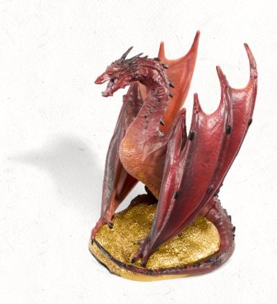 Hobbit diorama - Smaug (high: 17 cm) / Hobbit diorama - Smaug (wysokość: 17 cm)