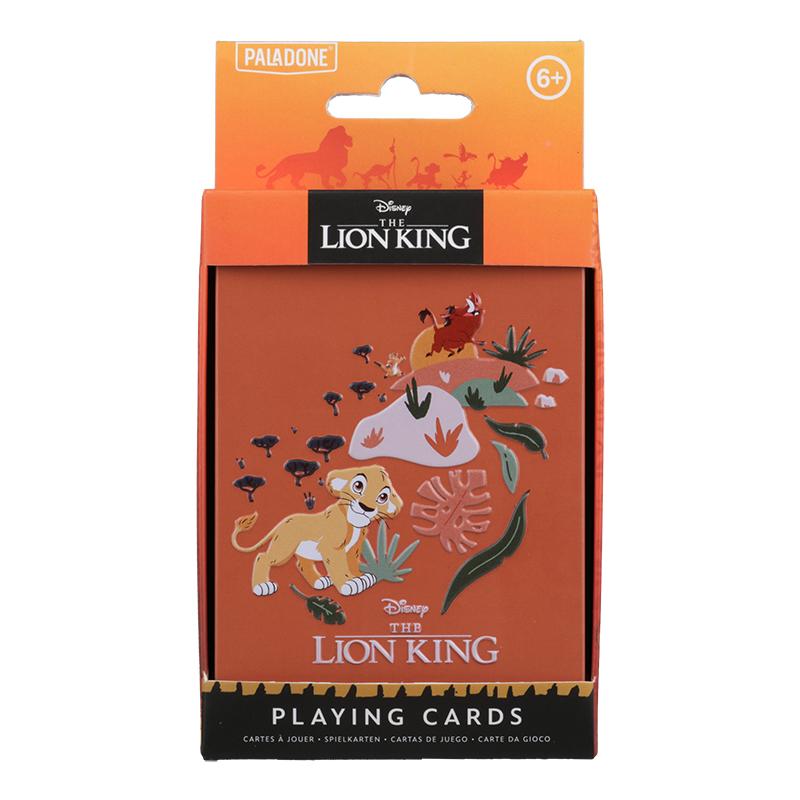 Disney Lion King Playing Cards in Tin / karty do gry Disney Król Lew w ozdobnej puszce