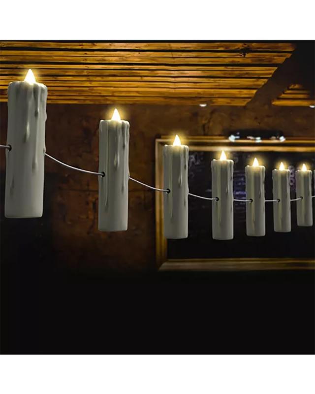 Harry Potter floating Candle string lights (10 pcs) / Harry Potter - zestaw wiszących świec (10 szt)