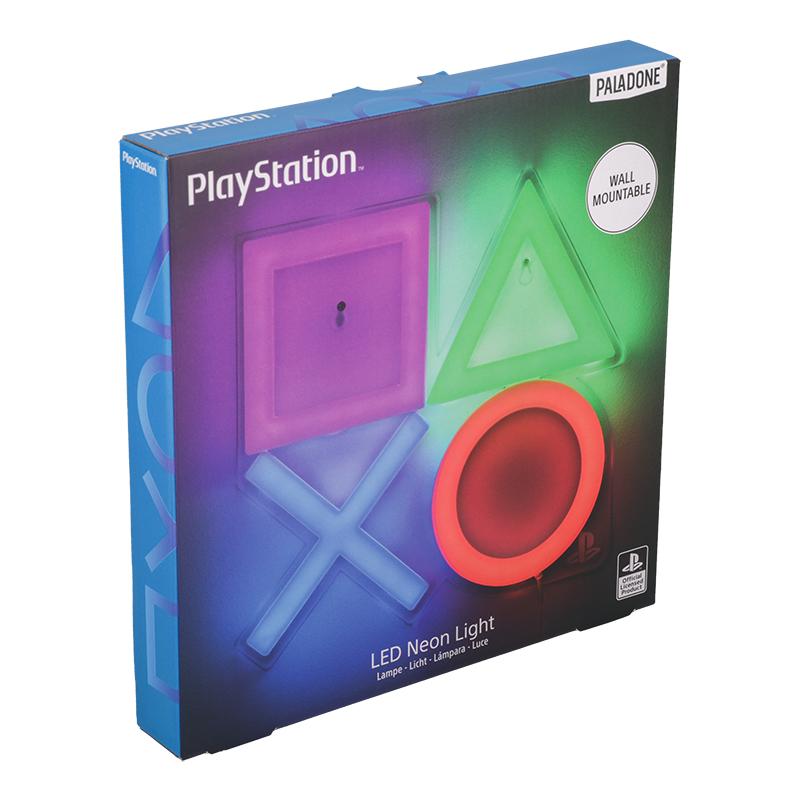 Playstation Wall Mountable LED Neon Light (high: 25 cm) / Playstation neonowa lampka ścienna (wysokość: 25 cm)