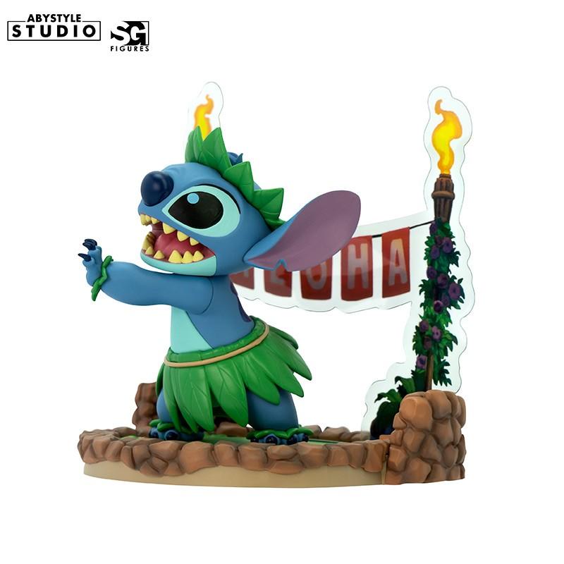 Disney Stitch Hula Dance (high: 35 cm) / Disney Stitch figurka Hula Dance (wysokość: 10 cm) - ABS