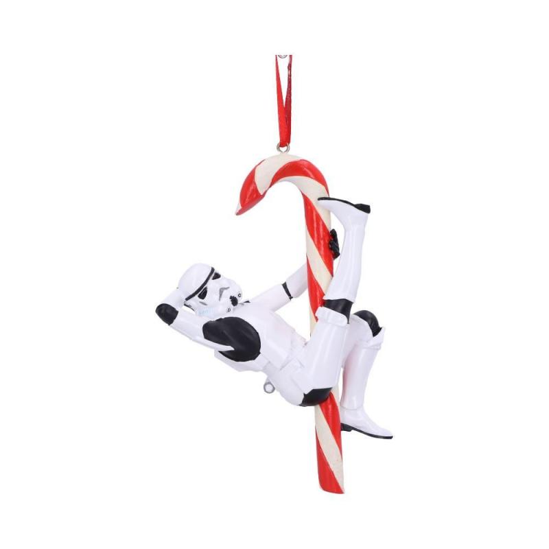 Star Wars Stormtrooper Candy Cane Hanging Ornament (12 cm) / wisząca ozdoba Gwiezdne Wojny - Szturmowiec na lukrecji (12 cm)