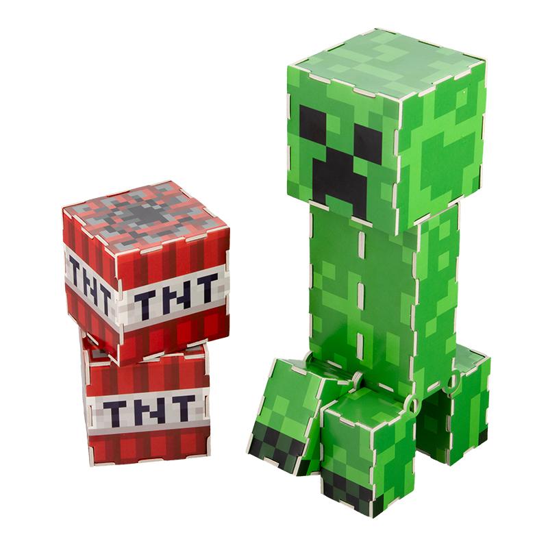 Minecraft Creeper & TNT Construction Kit / Minecraft zestaw konstrukcyjny Creeper i TNT