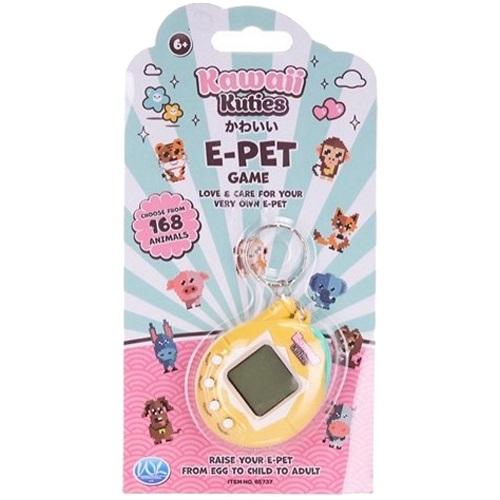 Kawaii Kuties E-Pet game - 168 in 1 (yellow) / gra elektroniczna Kawaii Kuties E-Pet 168 w 1 (żółta)