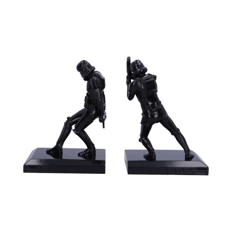 Star Wars Stormtrooper bookends (high: 26,5 cm) black version / Podpórki pod książki Gwiezdne Wojny Szturmowiec (wyskość: 26,5 cm) - czarna wersja