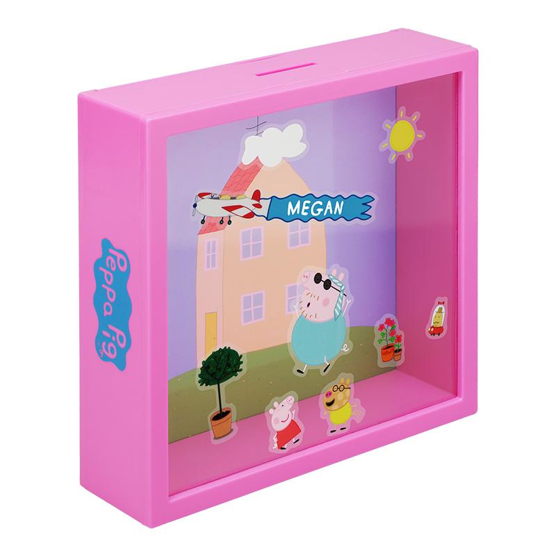 Peppa Pig Frame Money Box (high: 18 cm) / Świnka Peppa skarbonka (wysokość: 18 cm)