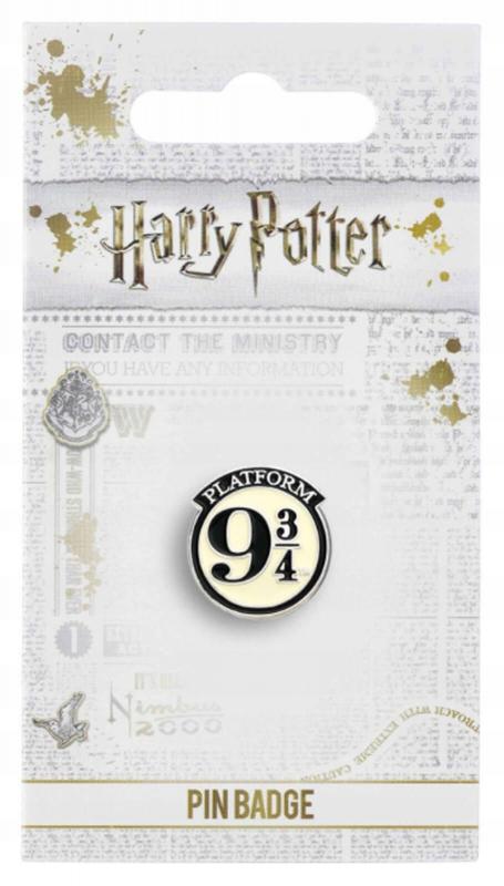 Harry Potter platform 9 3/4 Pin Badge / Przypinka Harry Potter - peron 9 3/4