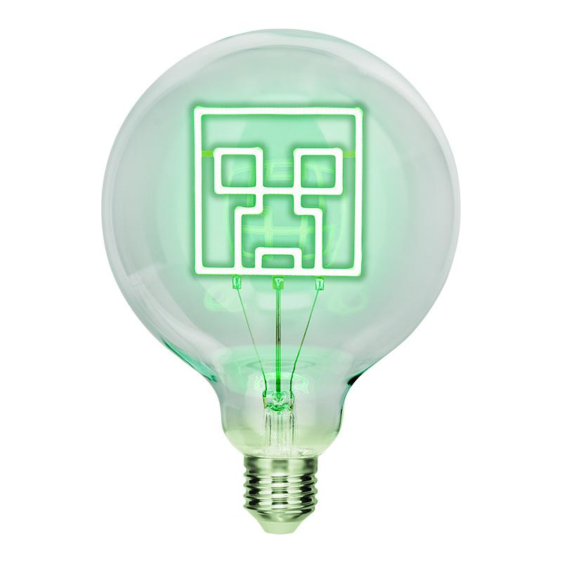 Minecraft Creeper LED Neon Bulb Only / Minecraft Creeper żarówka neonowa