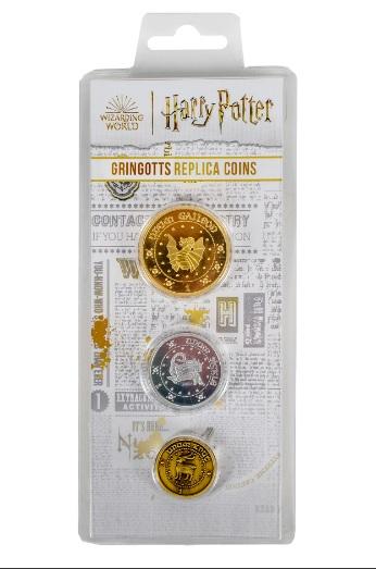 Harry Potter: Gringotts Coin Replica Collection (3 pcs) / Harry Potter Monety Gringotta (3 szt)