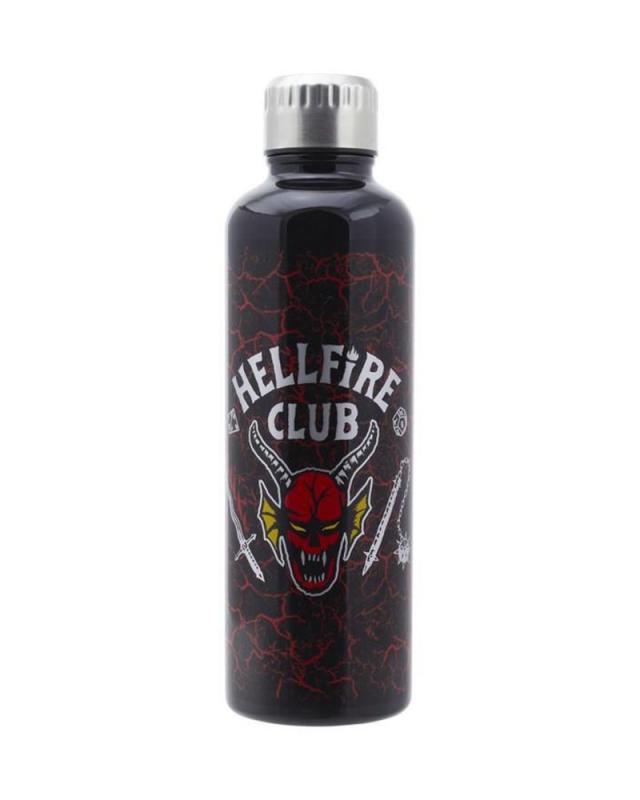 Stranger Things Hellfire Club Metal Water Bottle / butelka metalowa Stranger Things Hellfire club