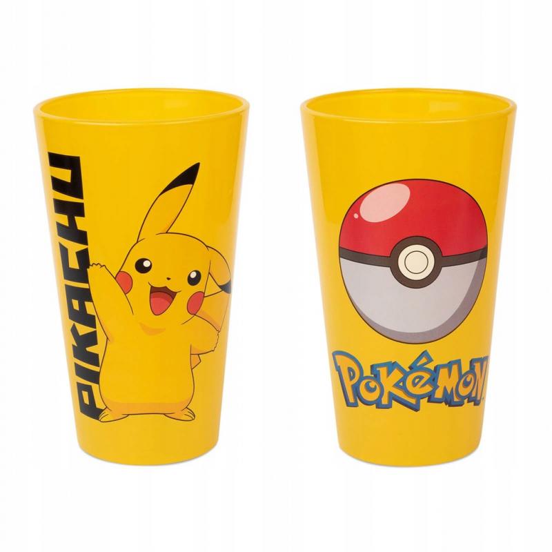 Pokemon - Pikachu gift set: mug, glass, 2 x coasters / zestaw prezentowy Pokemon - Pikachu : kubek, szklanka, 2 x podkładka - ABS