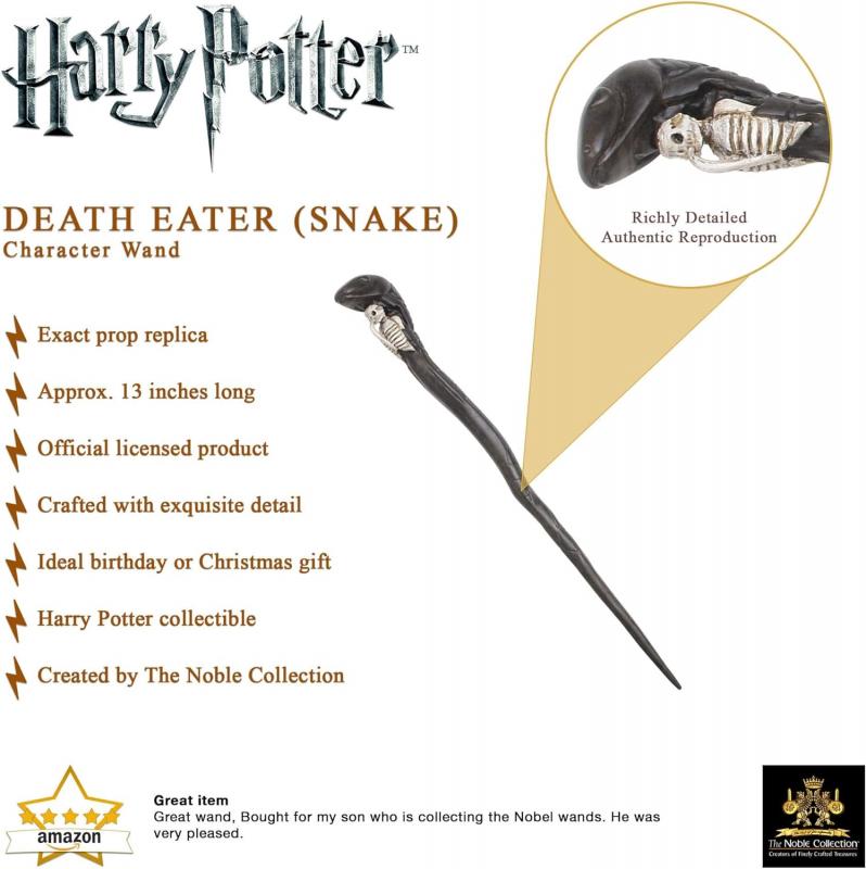 Harry Potter - Death Eater Wand (snake) (Character Edition) / Różdżka Harry Potter - Śmierciożerca (snake) (CE)