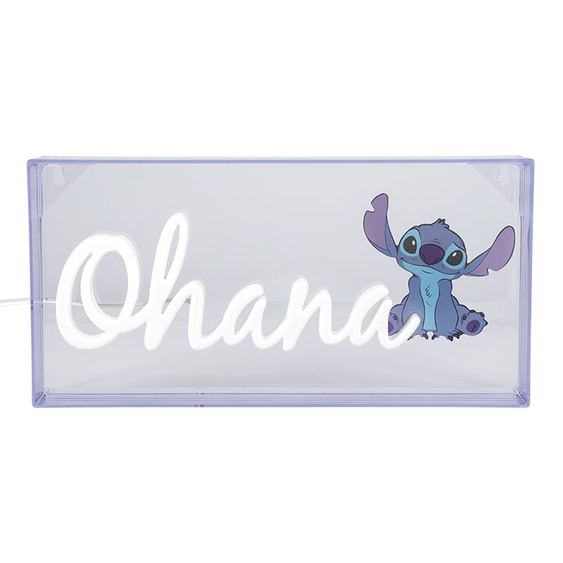 Disney Stitch Ohana LED Neon Light / lampka neonowa Disney Stitch - Ohana