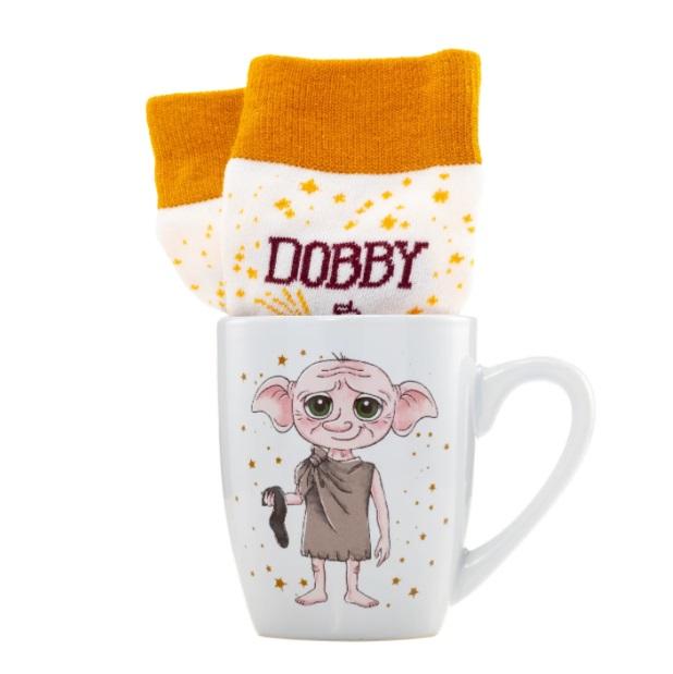 HARRY POTTER (DOBBY) MUG & SOCK (female) GIFT SET / Harry Potter zestaw prezentowy - Zgredek: kubek plus skarpetki (damskie)