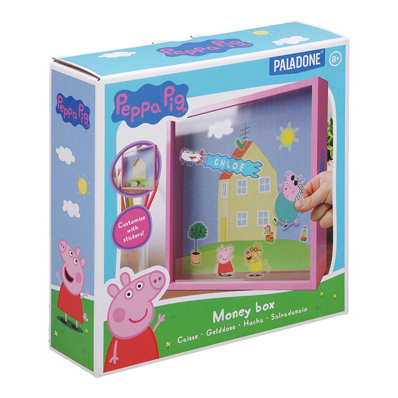 Peppa Pig Frame Money Box (high: 18 cm) / Świnka Peppa skarbonka (wysokość: 18 cm)