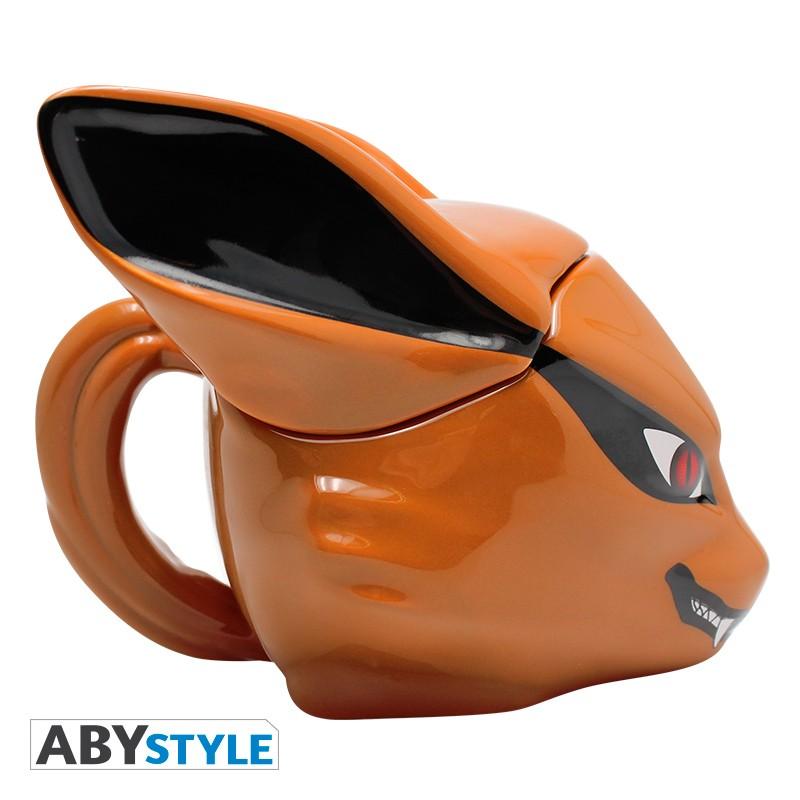 NARUTO SHIPPUDEN Mug 3D - Kyubi / Kubek 3D Naruto Shippuden - Kyubi - ABS