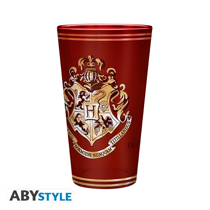 Harry Potter - Gryffindor gift set: glass XXL, pin, A6 notebook / Zestaw prezentowy Harry Potter - Gryffindor: szklanka XXL, przypinka, notes A6 - ABS