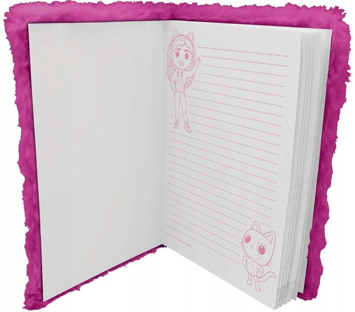 Gabbys Dollhouse plush notebook / Koci domek Gabi pluszowy notatnik