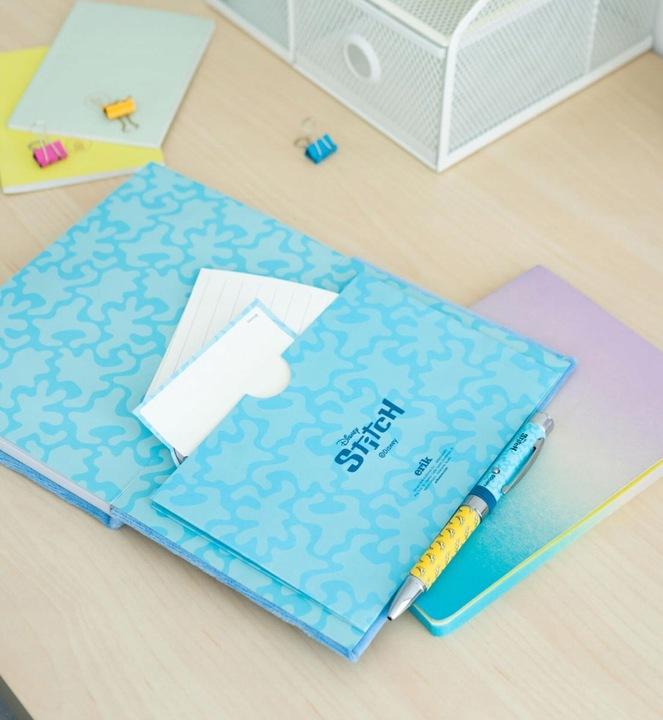 Disney Stitch A5 premium notebook + projector pen / Disney Stitch Plush Notes A5 z długopisem