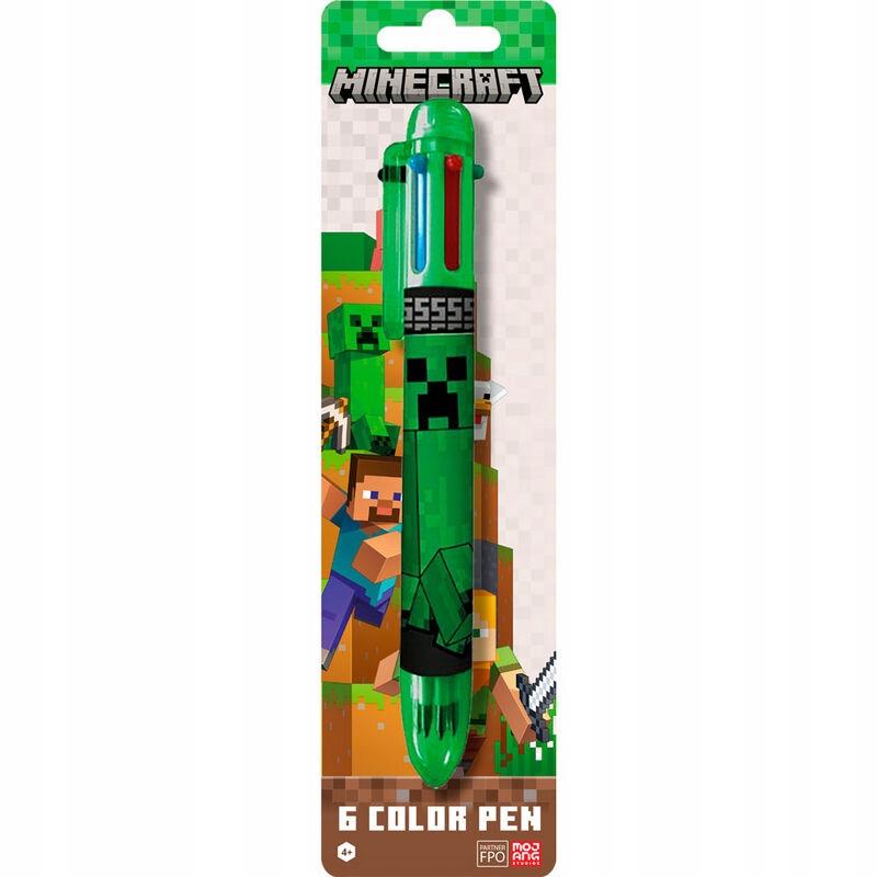 Minecraft 6 colors pen / Długopis Minecraft 6 kolorów