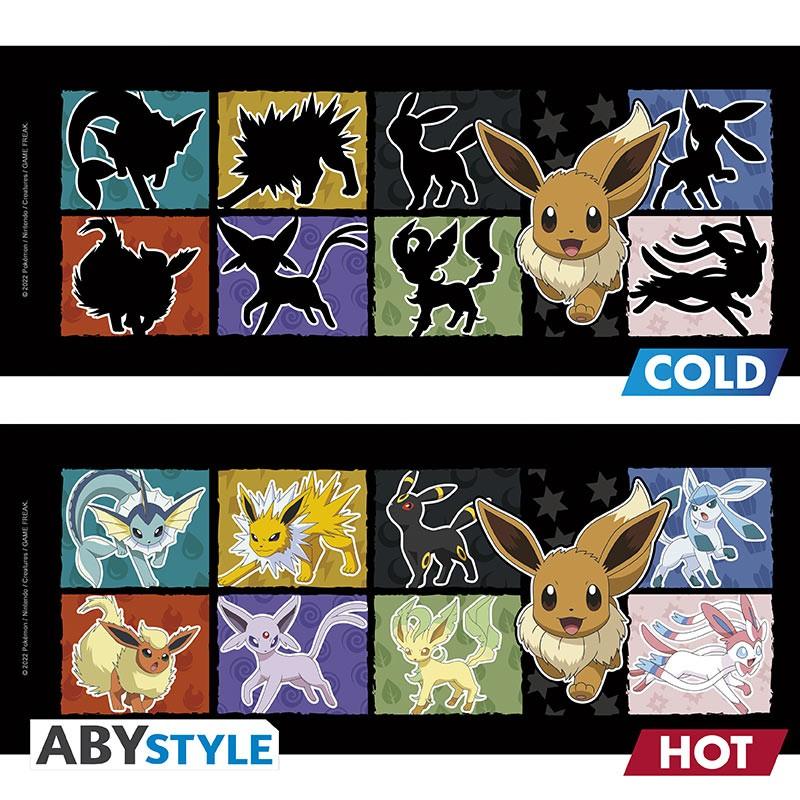 POKEMON Mug Heat Change (460 ml) - Eevee / kubek termoaktywny Pokemon - Eevee (460 ml) - ABS