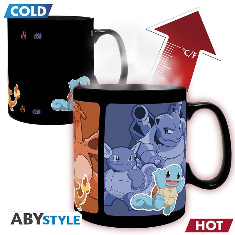 POKEMON Mug Heat Change - Evolve / kubek termoaktywny Pokemon - Evolve - ABS