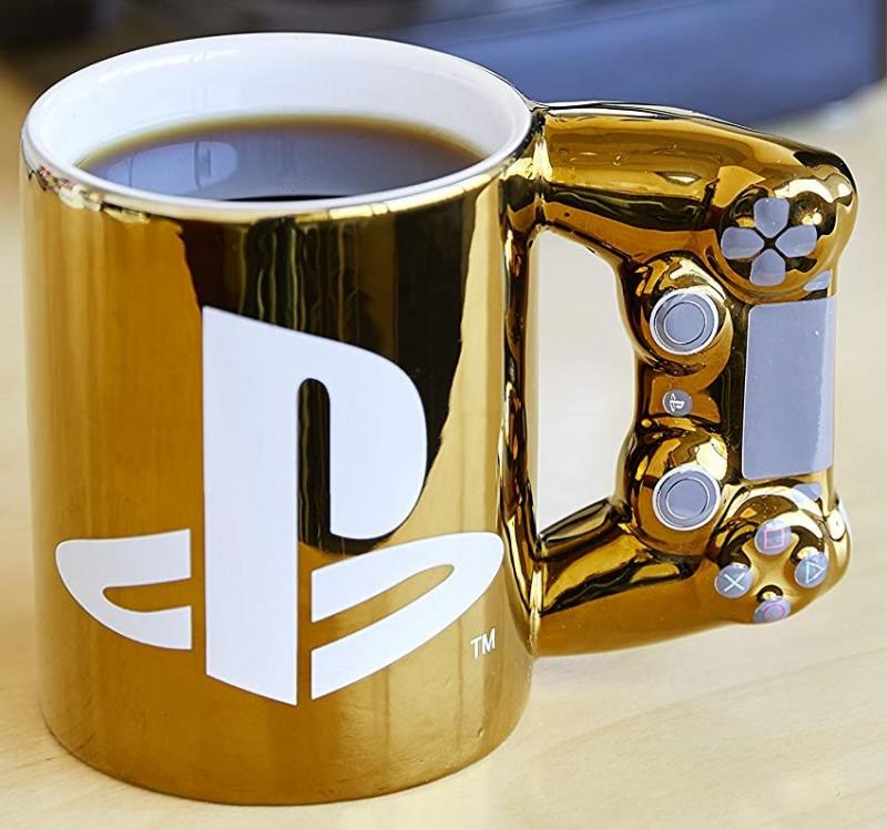 Playstation Dualshock PS4 3D Controller Mug (gold) / kubek 3D Playstation Dualshock 4 (złoty)