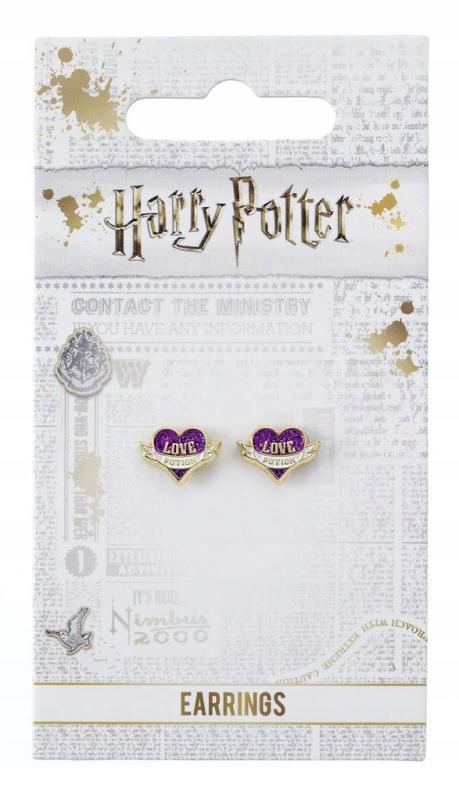 Harry Potter Love Potion Stud Earrings / kolczyki Harry Potter - Love Potion (pozłacane)