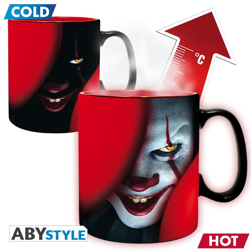 IT mug heat change (460 ml) Pennywise - Time to float / IT-TO kubek termoaktywny (460 ml) Pennywise - czas popływać - ABS