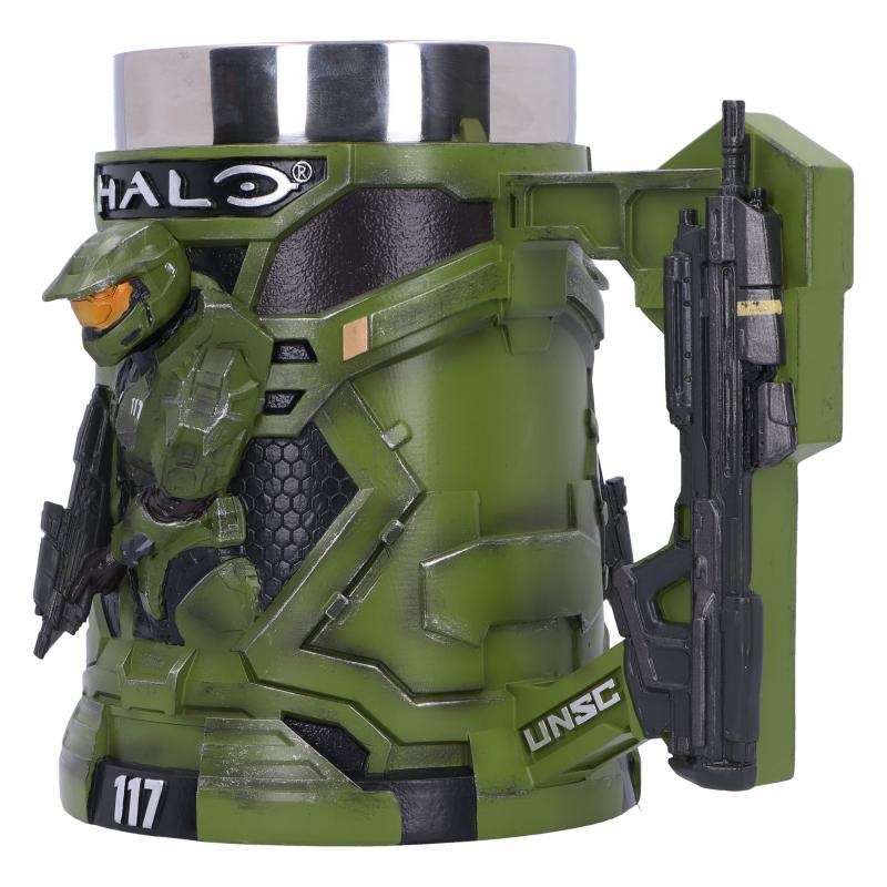 Halo Master Chief Tankard (high: 15,5 cm) / Kufel kolekcjonerski Halo - Master Chief (wys: 15,5 cm)