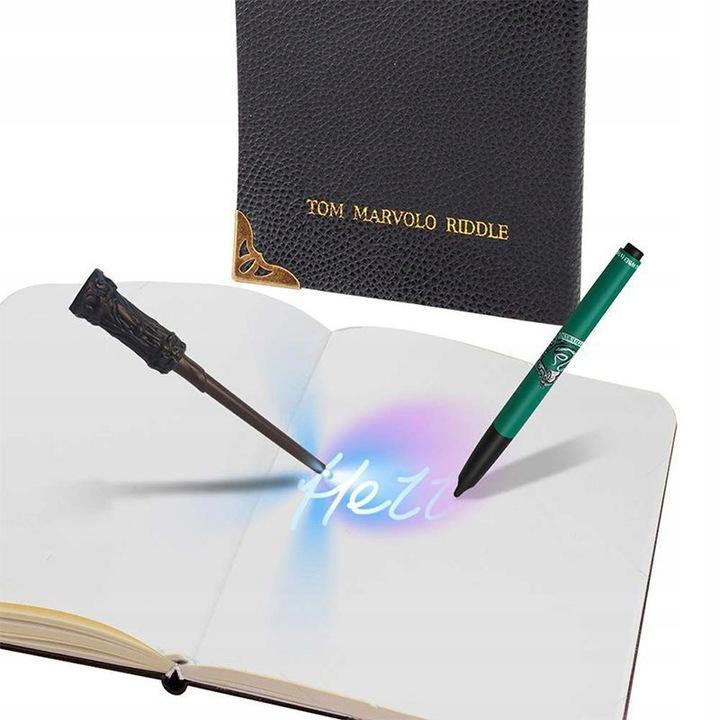 HARRY POTTER - Tom Riddle's Diary Notebook and Invisible Wand Pen / Harry Potter - dziennik Toma Riddla, pióro plus różdżka