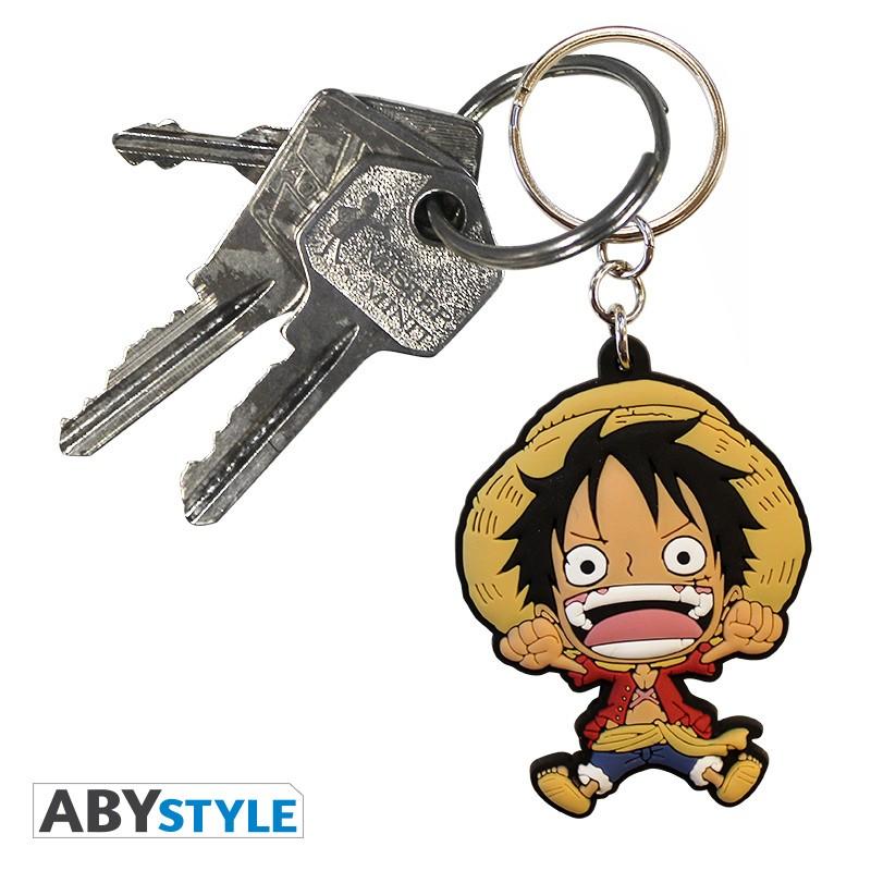 ONE PIECE Keychain PVC - Luffy SD / brelok PVC One Piece - Luffy SD - ABS