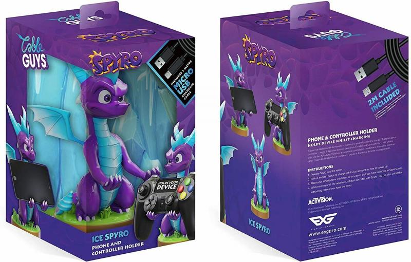 Spyro the Dragon Ice phone & controller holder / stojak Spyro the Dragon - Ice (20 cm)