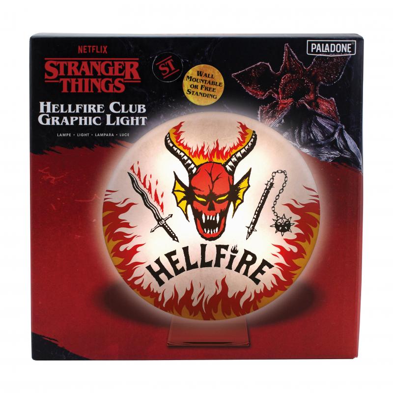 Stranger Things Hellfire Club Logo Light / Lampka Stranger Things klub Hellfire - Logo