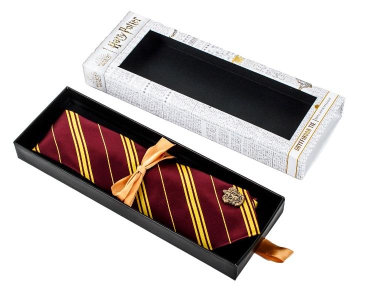 Harry Potter Gryffindor Tie in Gift Box / Harry Potter krawat Gryffindor w opakowaniu prezentowym