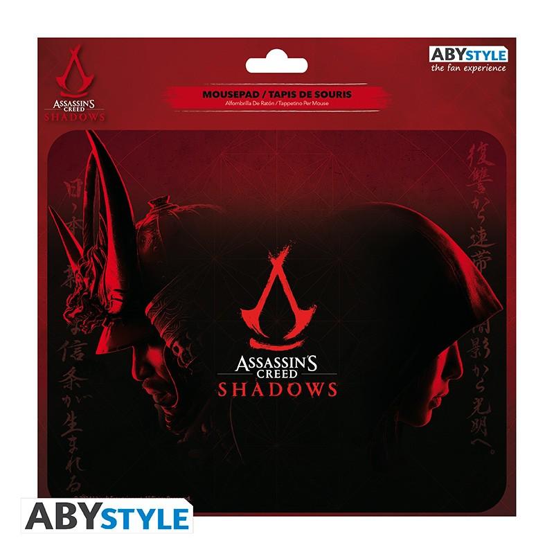 ASSASSINS CREED Shadows flexible mousepad - Yasuke & Naoe (23,5 x 19,5 cm) / Assassins Creed Shadows podkładka pod myszkę - Yasuke & Naoe (23,5 x 19,5 cm) - ABS